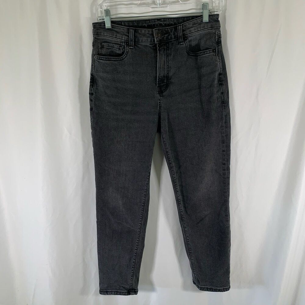 American Eagle Stretch Jeans Women's 4 Grey Denim Mid Rise Cotton Blend - Picture 1 of 8